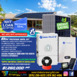 6k Solar Power II with AA PowerPac Wall/Rack Mount Lithium Battery | Installation Included