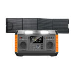 Portable Solar Generator With Panels 600W