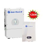 12k Solar Power II with AA PowerPac Wall Mount Lithium Battery