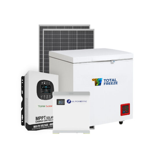 SOLAR FREEZER - PowerFree Heavy Duty Solar Freezer with Complete Installation - 18 CU FT (508L)