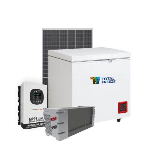 SOLAR FREEZER - PowerFree Heavy Duty Solar Freezer with Complete Installation - 12 CU TT (385L)