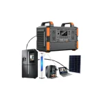 PORTABLE SOLAR GENERATOR WITH PANELS 1200W - Image 2