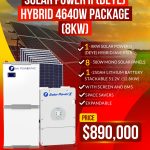 Solar Power 2 (DEYE) Hybrid 4640W Package (8KW)