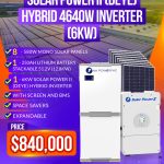 Solar Power 2 (DEYE) Hybrid 4640W Package (6KW)