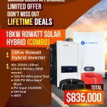 18KW Rowatt Solar Hybrid Combo