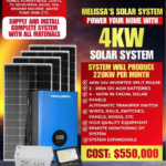 MELISSA'S SOLAR SYSTEM POWER YOUR HOME WITH AKW SOLAR SYSTEM