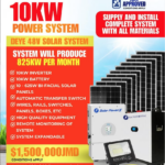 10KW POWER SYSTEM DEVE 48V SOLAR SYSTEM