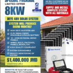 SPECIAL PACKAGE LIMITED OFFER DEYE 48V SOLAR SYSTEM